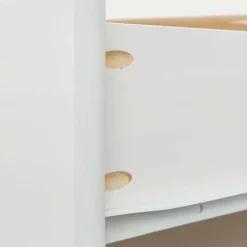 Wohnen Weißes Schubkastenbett mit Ausziehbett - Becrux