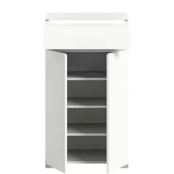 Wohnen Weißes Schuh-Vertiko in modernem Design - Dany