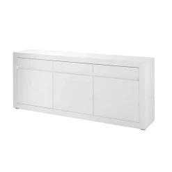 Wohnen Weißes Sideboard mit 217 cm Breite - Ilana