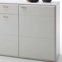 Wohnen Sideboards & Kommoden|Sideboards & Kommoden*Weißes Sideboard mit Sockelgestell - Hazime
