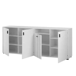 Wohnen Küchenschränke|Sideboards & Kommoden*Weißes Sideboard mit zwei Metern Breite - Dualkos