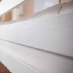 Wohnen Kinderbetten*Weißes Stockbett aus Massivholz Kiefer Huelca mit 5 Schubkästen