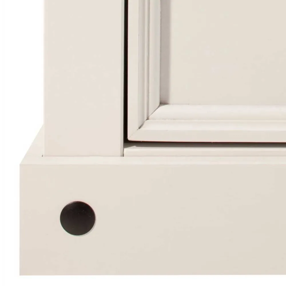 Wohnen Weißes TV Board im Landhaus Design - Segrino