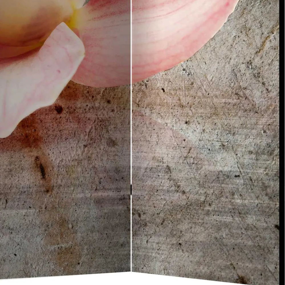 Wohnen Wellness Motiv Paravent Orchidee & Kerze - London