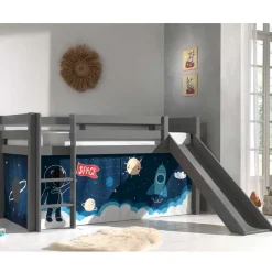 Kinder Wohnen Weltraum Spielbett mit Rutsche - Kullara