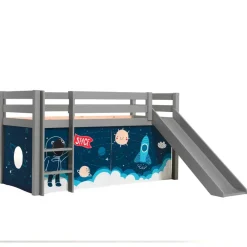 Kinder Wohnen Weltraum Spielbett mit Rutsche - Kullara