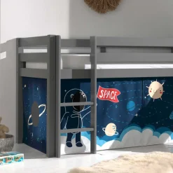 Kinder Wohnen Weltraum Spielbett mit Rutsche - Kullara