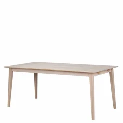 Wohnen Küchen-Essgruppen|Esszimmer Komplett*White Wash Eiche Essgruppe Retro - Pessoa (siebenteilig)