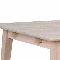 Wohnen Küchen-Essgruppen|Esszimmer Komplett*White Wash Eiche Essgruppe Retro - Pessoa (siebenteilig)