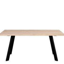 Wohnen Küchen-Essgruppen|Essgruppen*White Wash Eiche Tisch mit 4 Stühlen - Pulva (fünfteilig)