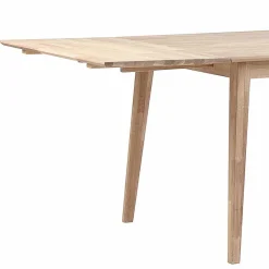 Wohnen White Wash Esstischgruppe aus Eiche - Pessoa (fünfteilig)