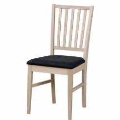 Wohnen White Wash Esstischgruppe aus Eiche - Pessoa (fünfteilig)