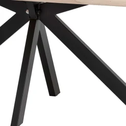 Wohnen White Wash Esszimmertisch mit Baumkante - Wieza