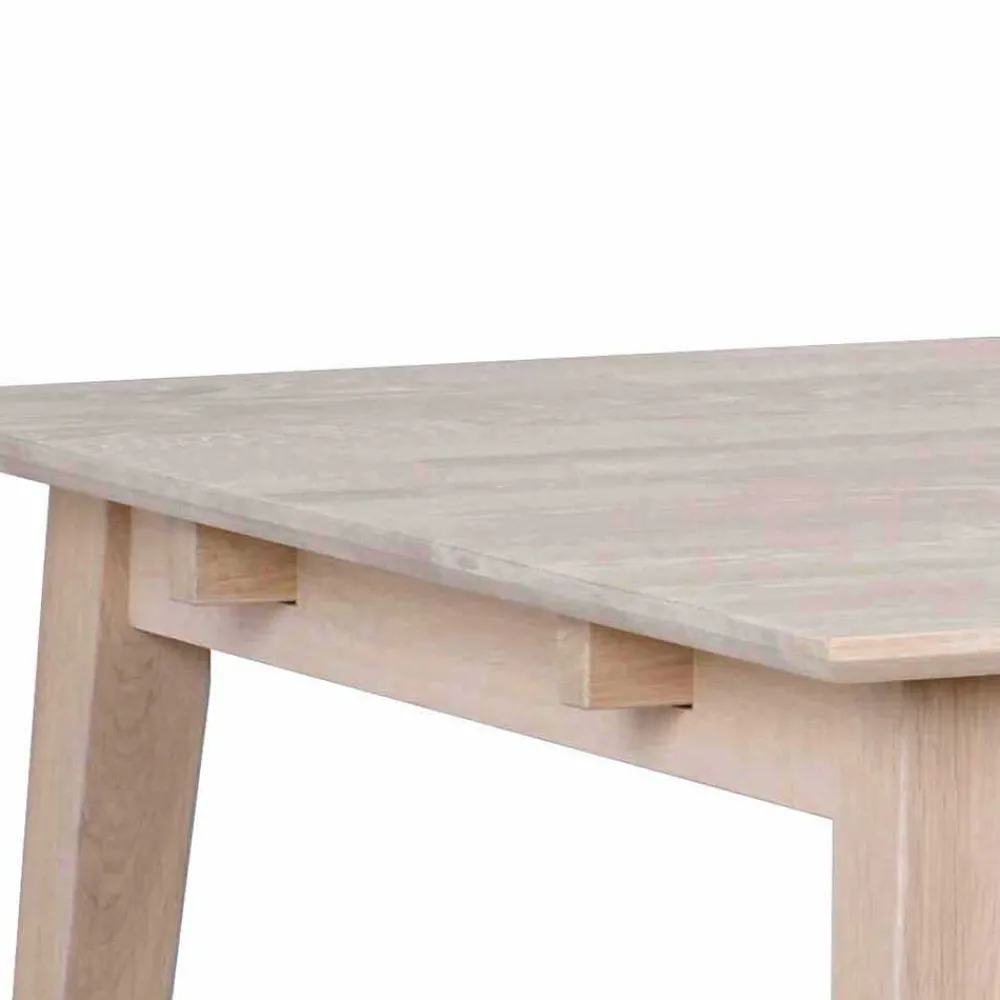 Wohnen Küchen-Essgruppen|Essgruppen*White Wash Holztisch & schwarze Stühle - Pessoa (fünfteilig)