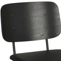 Wohnen Küchen-Essgruppen|Essgruppen*White Wash Holztisch & schwarze Stühle - Pessoa (fünfteilig)