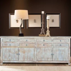 Wohnen White Wash Sideboard - Shabby Chic - Catlony