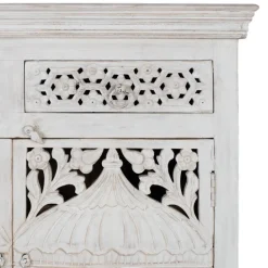 Wohnen White Wash Sideboard im orientalischen Stil - Capo