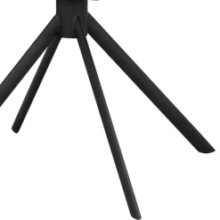 Wohnen Küchen-Essgruppen|Esszimmer Komplett*White Wash Tisch & Lederstühle - Senatau (siebenteilig)