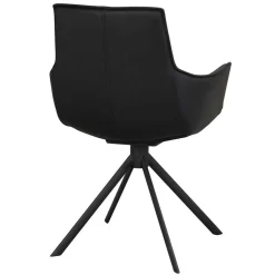 Wohnen Küchen-Essgruppen|Esszimmer Komplett*White Wash Tisch & Lederstühle - Senatau (siebenteilig)