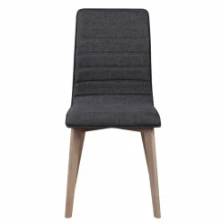 Wohnen Skandinavische Möbel|Küchen-Essgruppen*White Wash Tischgruppe in Rund - Navassa III (fünfteilig)