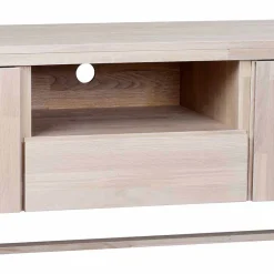 Wohnen Tv & Hifi-Möbel|Tv & Hifi-Möbel*White Wash TV Lowboard aus Eiche - Dioca