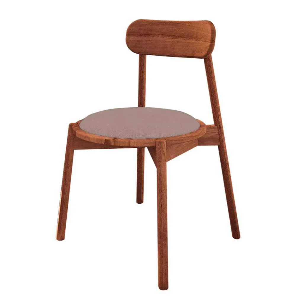 Wohnen Küchenstühle|Esszimmerstühle*Wildbuche Stühle mit Polstersitz - Indrya (2er Set)