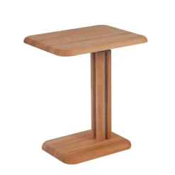 Wohnen Telefontische*Wildeiche Beistelltisch auf Rollen Tambrana höhenverstellbar