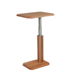 Wohnen Telefontische*Wildeiche Beistelltisch auf Rollen Tambrana höhenverstellbar