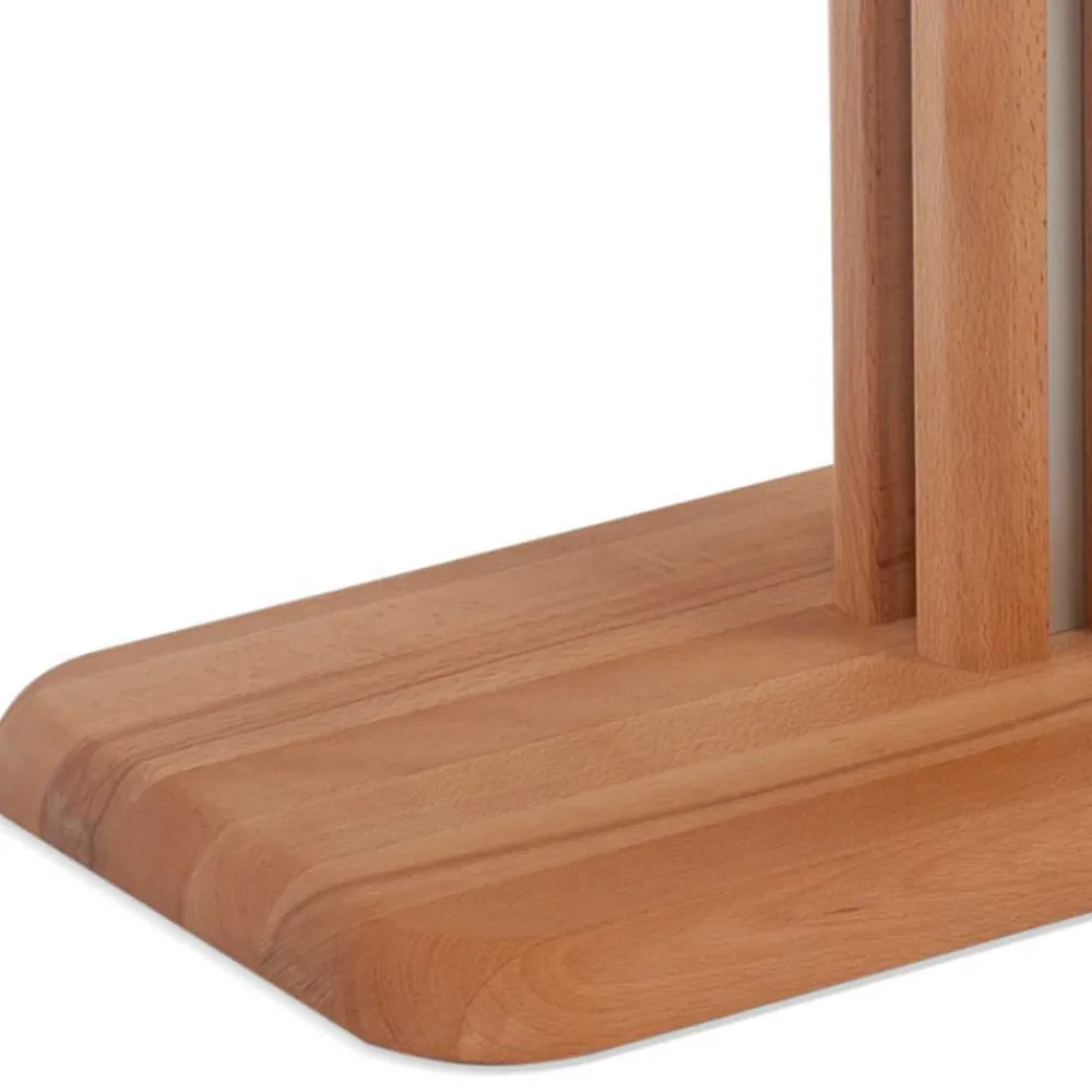 Wohnen Telefontische*Wildeiche Beistelltisch auf Rollen Tambrana höhenverstellbar