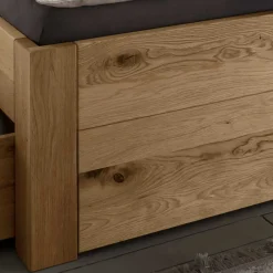 Wohnen Jugendbetten*Wildeiche Bett mit vier Schubladen modern - Zennian