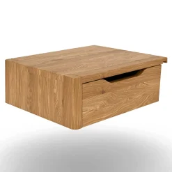 Wohnen Wildeiche Bettgestell mit Holzkopfteil - Lugos