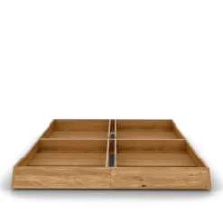 Wohnen Wildeiche Designerbett 140x200 cm - Donlazi