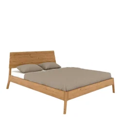 Wohnen Wildeiche Designerbett 140x200 cm - Donlazi