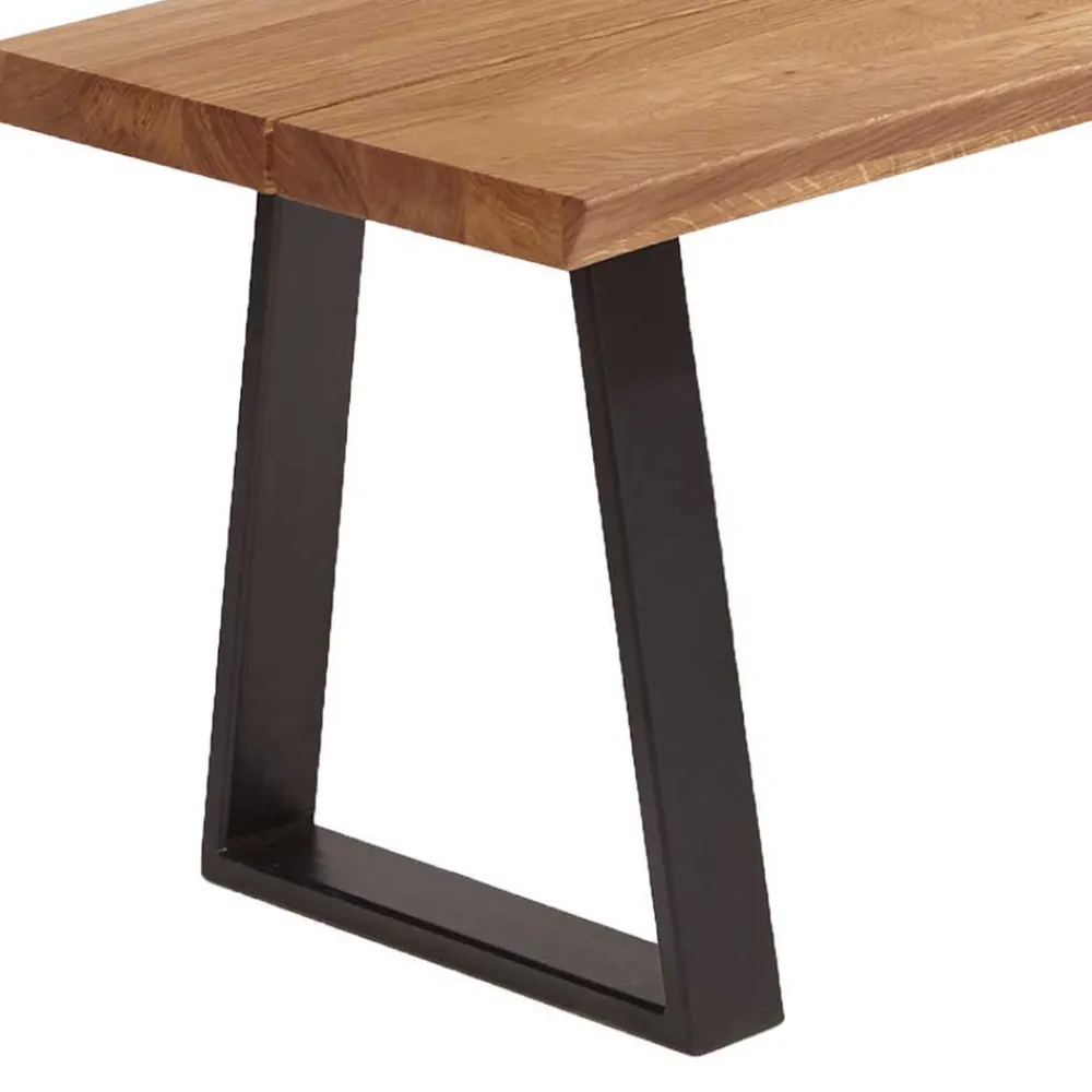 Wohnen Wildeiche Eckbank mit Bügelgestell - Sympatia