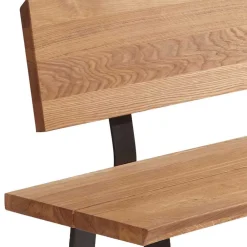 Wohnen Wildeiche Eckbank mit Bügelgestell - Sympatia