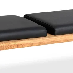 Wohnen Küchenbänke|Esszimmerbänke*Wildeiche Esstischbank mit drei Sitzplätzen - Jessmine