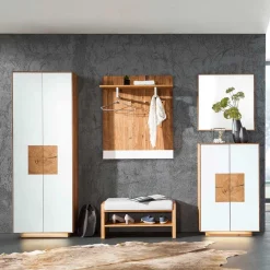 Wohnen Garderoben|Garderoben*Wildeiche Flur Möbel Kombi - Mandrey (fünfteilig)