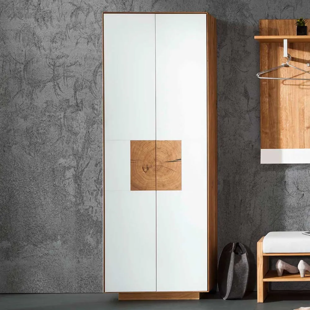 Wohnen Garderoben|Garderoben*Wildeiche Flur Möbel Kombi - Mandrey (fünfteilig)