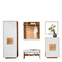 Wohnen Garderoben|Garderoben*Wildeiche Flur Möbel Kombi - Mandrey (fünfteilig)