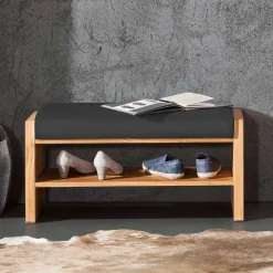 Wohnen Garderoben|Garderoben*Wildeiche Flurmöbel Set - Mandrey (vierteilig)