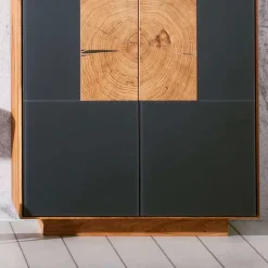 Wohnen Garderoben|Garderoben*Wildeiche Flurmöbel Set - Mandrey (vierteilig)