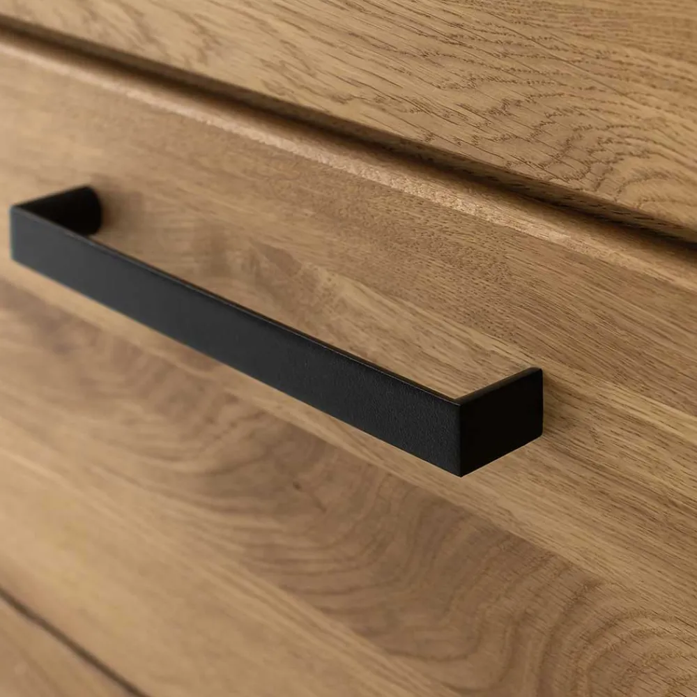 Wohnen Sideboards & Kommoden|Kommoden*Wildeiche Highboard Vitrine teilmassiv - Sophia