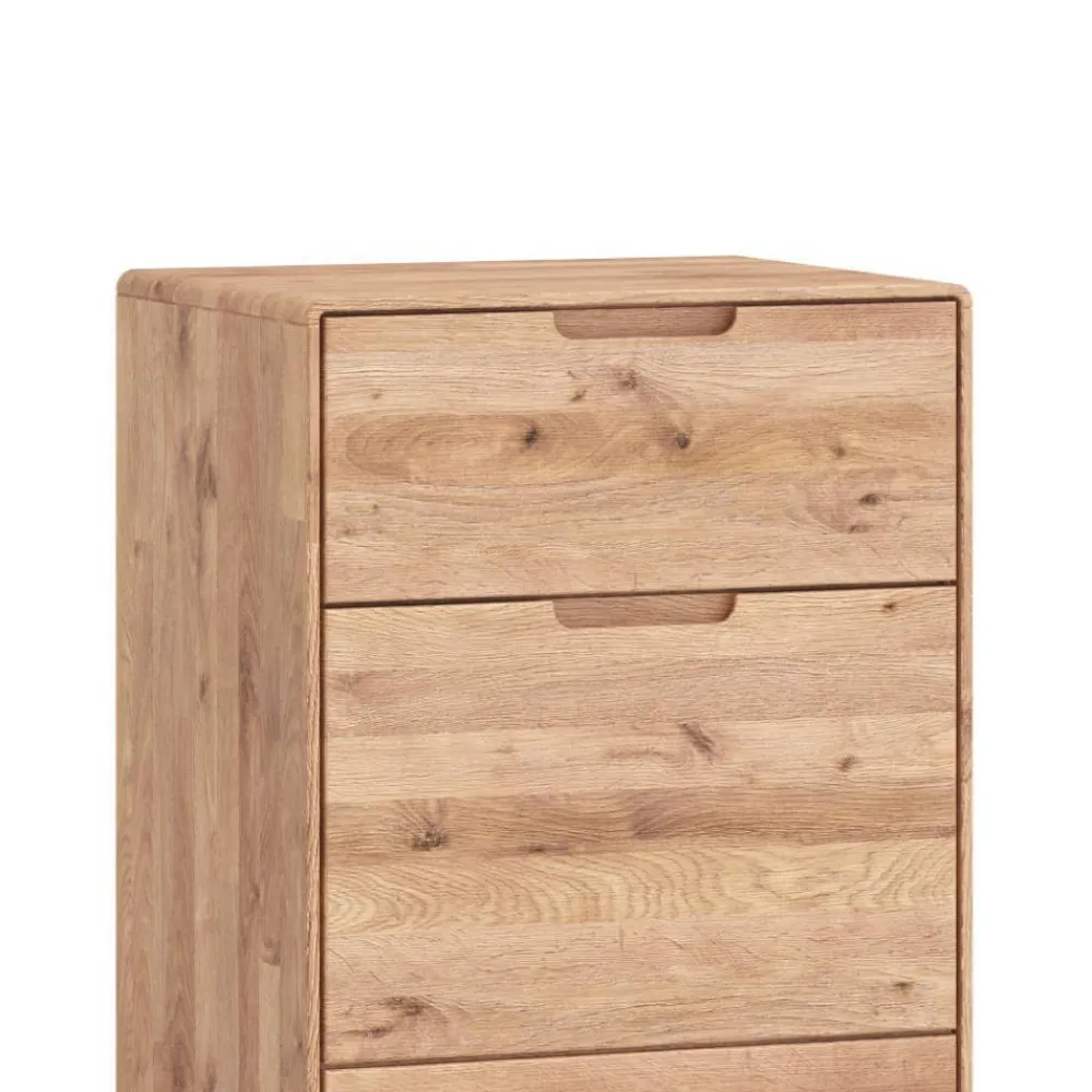 Wohnen Wildeiche Hochkommode mit Tür und Schublade - Holiday