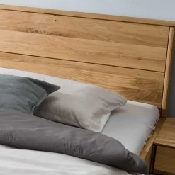 Wohnen Wildeiche Holzbett in Schwebeoptik - Sesimbra