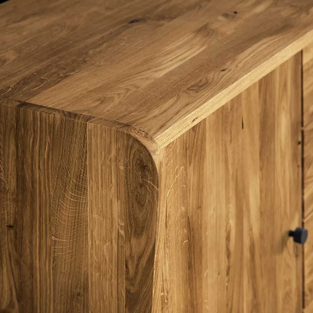 Wohnen Wildeiche Holz-Sideboard 160 cm breit - Hardus