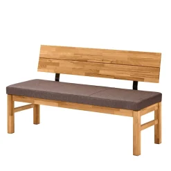 Wohnen Küchenbänke|Esszimmerbänke*Wildeiche Küchenbank mit Rückenlehne - Virds