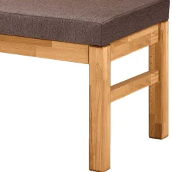 Wohnen Küchenbänke|Esszimmerbänke*Wildeiche Küchenbank mit Rückenlehne - Virds