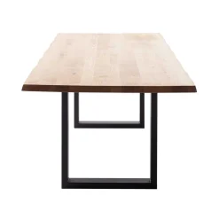 Wohnen Loft Möbel|Industrial Möbel*Wildeiche Küchentisch mit Baumkanten - Racallo