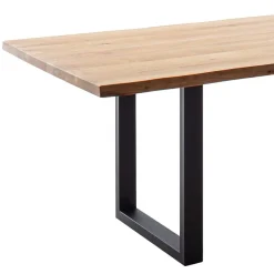 Wohnen Loft Möbel|Industrial Möbel*Wildeiche Küchentisch mit Baumkanten - Racallo