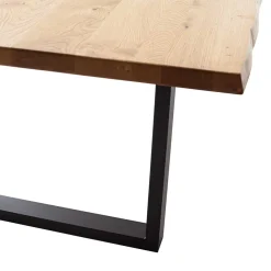 Wohnen Loft Möbel|Industrial Möbel*Wildeiche Küchentisch mit Baumkanten - Racallo